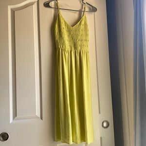 Ruched top midi dress